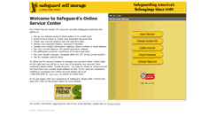 Desktop Screenshot of mysafeguardselfstorage.com