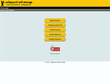 Tablet Screenshot of mysafeguardselfstorage.com